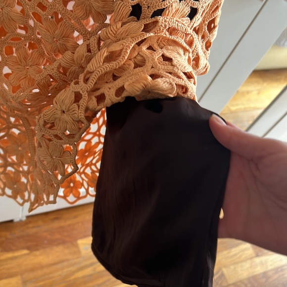 Zara Long Floral Knit Dress - Picture 8 of 8